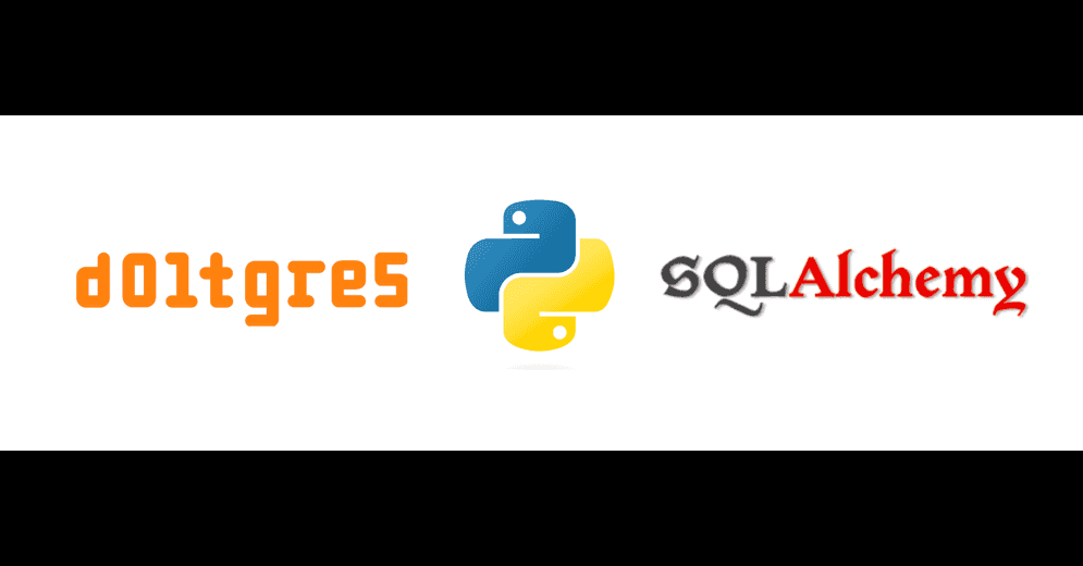 DoltHub's tweet card. A demonstration, complete with sample code, on how to use SQLAlchemy with Doltgres, the world's first version controlled PostgreSQL database.