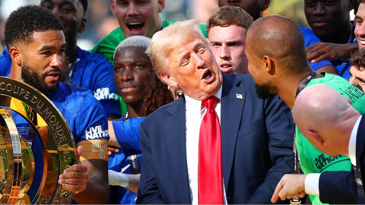 darrenstanton's tweet card. A body language expert has broken down the reactions of the Chelsea players to Donald Trump's FIFA Club World Cup final appearance.