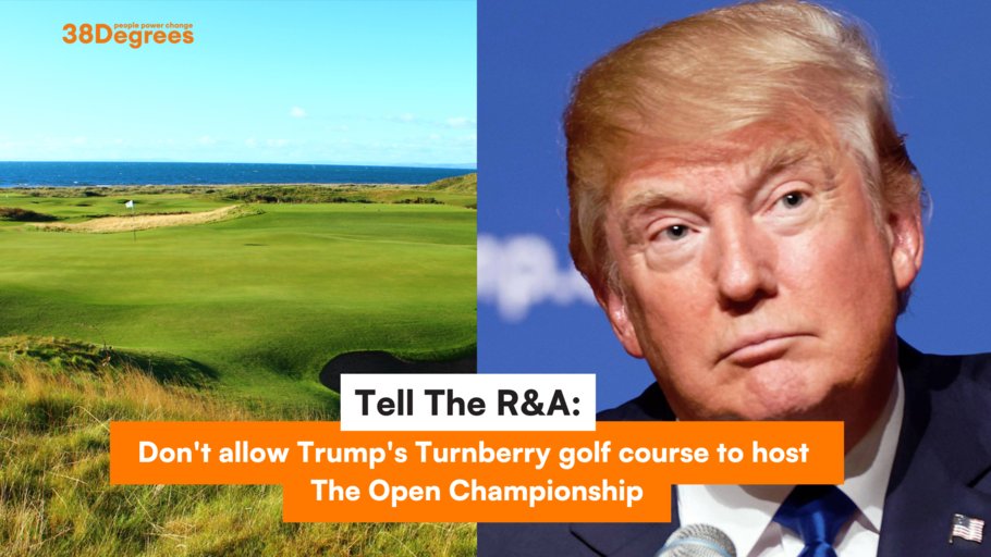 Francis_Sanday's tweet card. The Open Championship must not give in to the UK government's lobbying and allow Donald Trump to host one of the world's biggest, oldest and respected golf tournaments at any of the golf courses he...