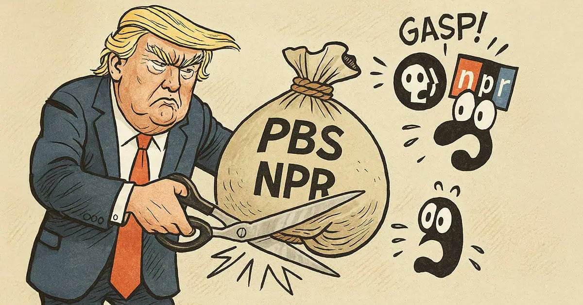 OutLoudNews's tweet card. Truth Be Told with Booker Scott – Congress passes major budget cuts, and President Trump signs legislation slashing $9.4 billion in federal spending, including $1.1 billion from PBS and NPR. I break...