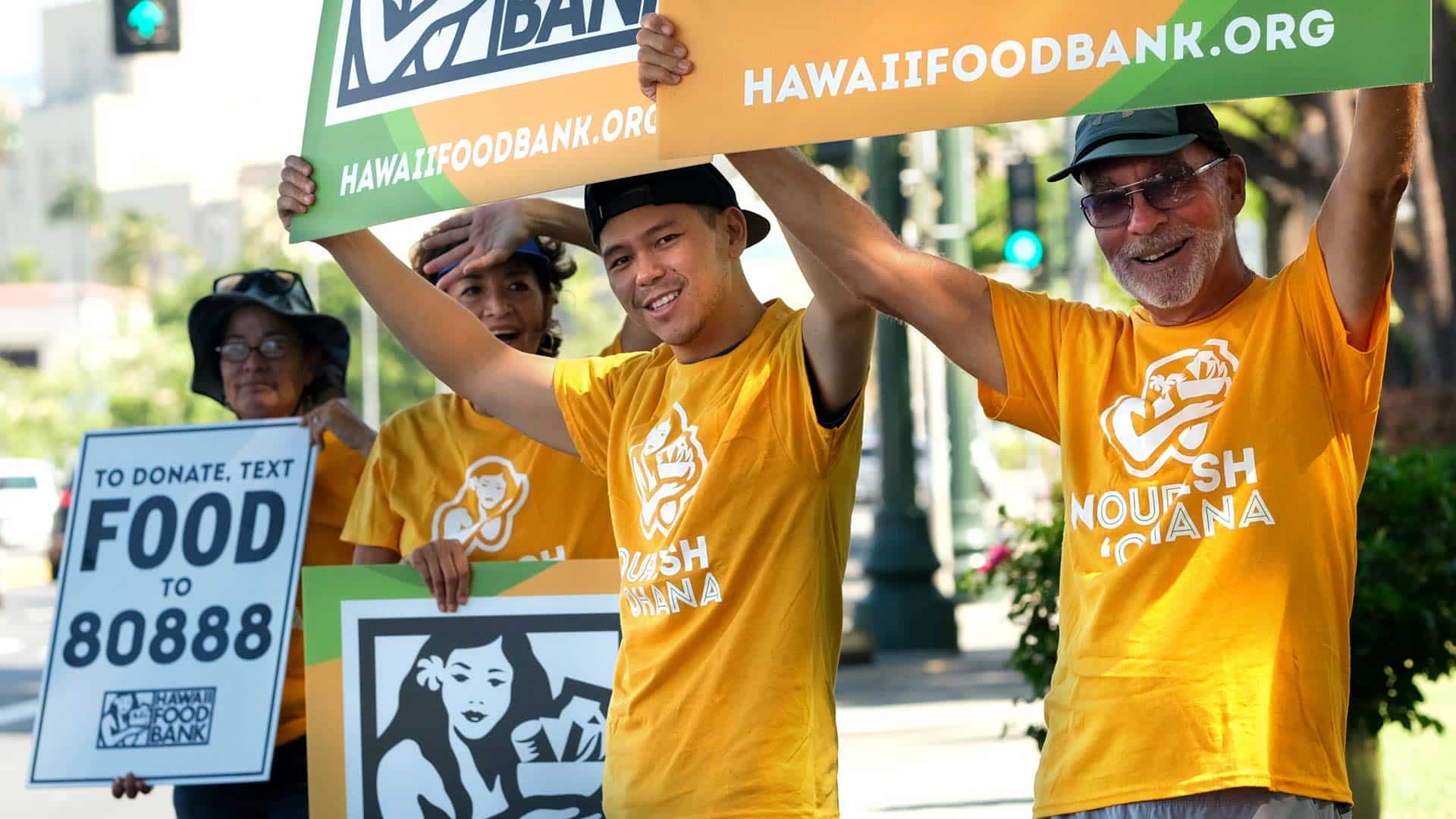 hawaiifoodbank's tweet card. Join us on Saturday, Aug. 2, for Food Drive Day. Donations will support local families during this critical time of need.