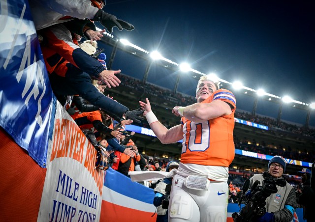 denverpost's tweet card. The Broncos don’t have to win their first AFC West crown since 2015 to look back fondly at this season. They have to win a playoff game. Full stop.