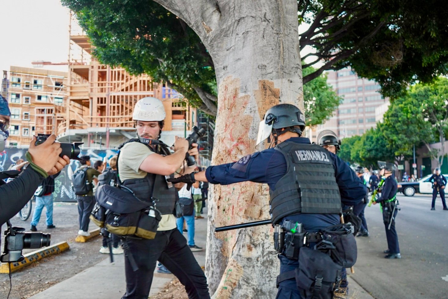 LAPublicPress's tweet card. Press freedom scores a major victory as a judge further restricts LAPD from detaining journalists and shooting them with rubber bullets, though consequences for officers who violate the order remain...