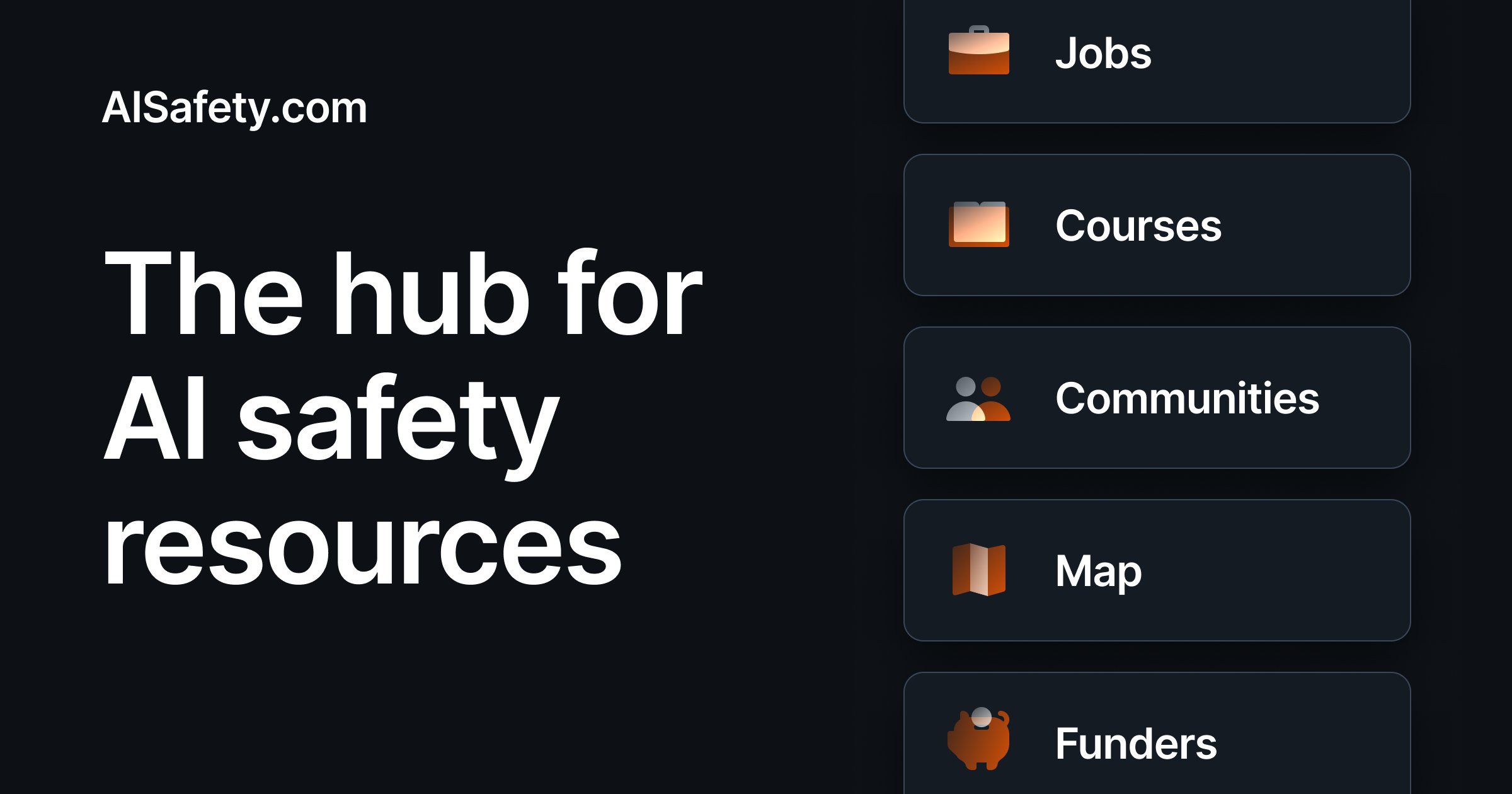 satpugnet's tweet card. Map displaying the main organizations, projects, and programs currently operating in the AI safety space.