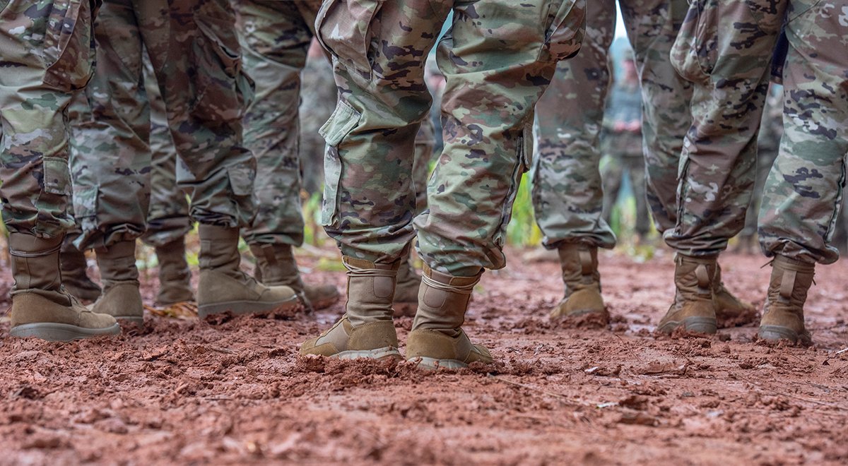 ArmyUPress's tweet card. “Command Sgt. Maj. Marco A. Torres highlights growth opportunities for NCOs, from working with FedEx or Amazon in the Training with Industry (TWI) program to earning certification or becoming an...