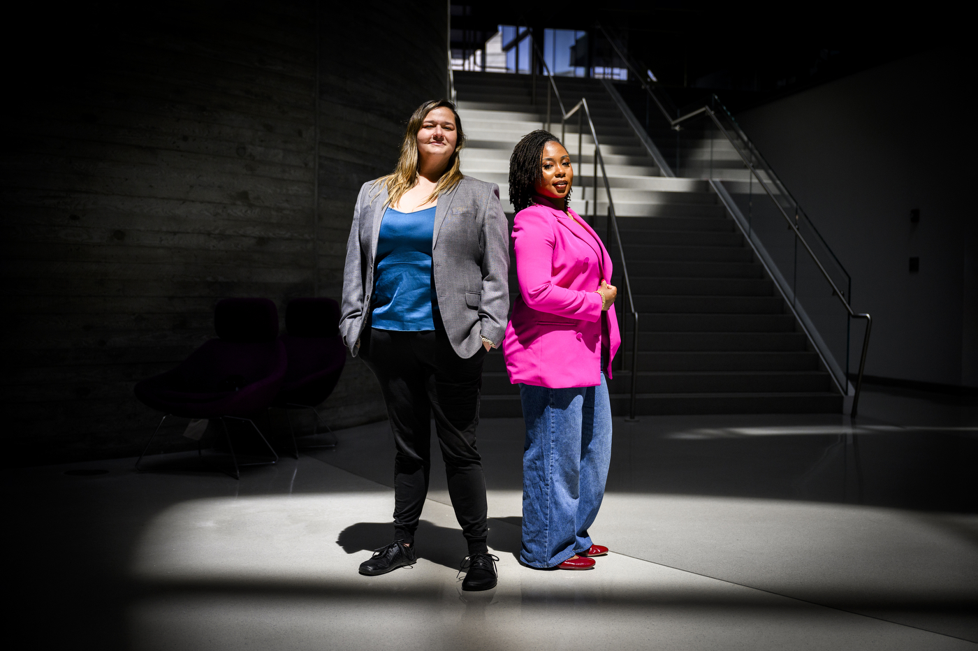NortheasternCOS's tweet card. Two Northeastern graduates joined forces to combine AI-powered biometric data with personalized counseling services.