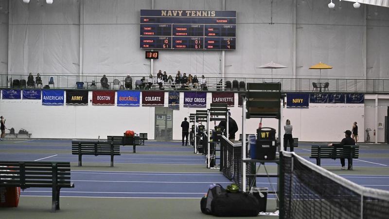 NavyAthletics's tweet card. The Navy men's and women's tennis teams each earned All-Academic Team honors from the Intercollegiate Tennis Association (ITA) for the 2025-26 school year and a combined 13 members of the programs...