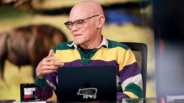 thehill's tweet card. Democratic strategist James Carville said in a new opinion piece for The New York Times that the current Democratic Party is “a cracked-out clown car.” “Constipated. Leaderless. Confused. A cracked…