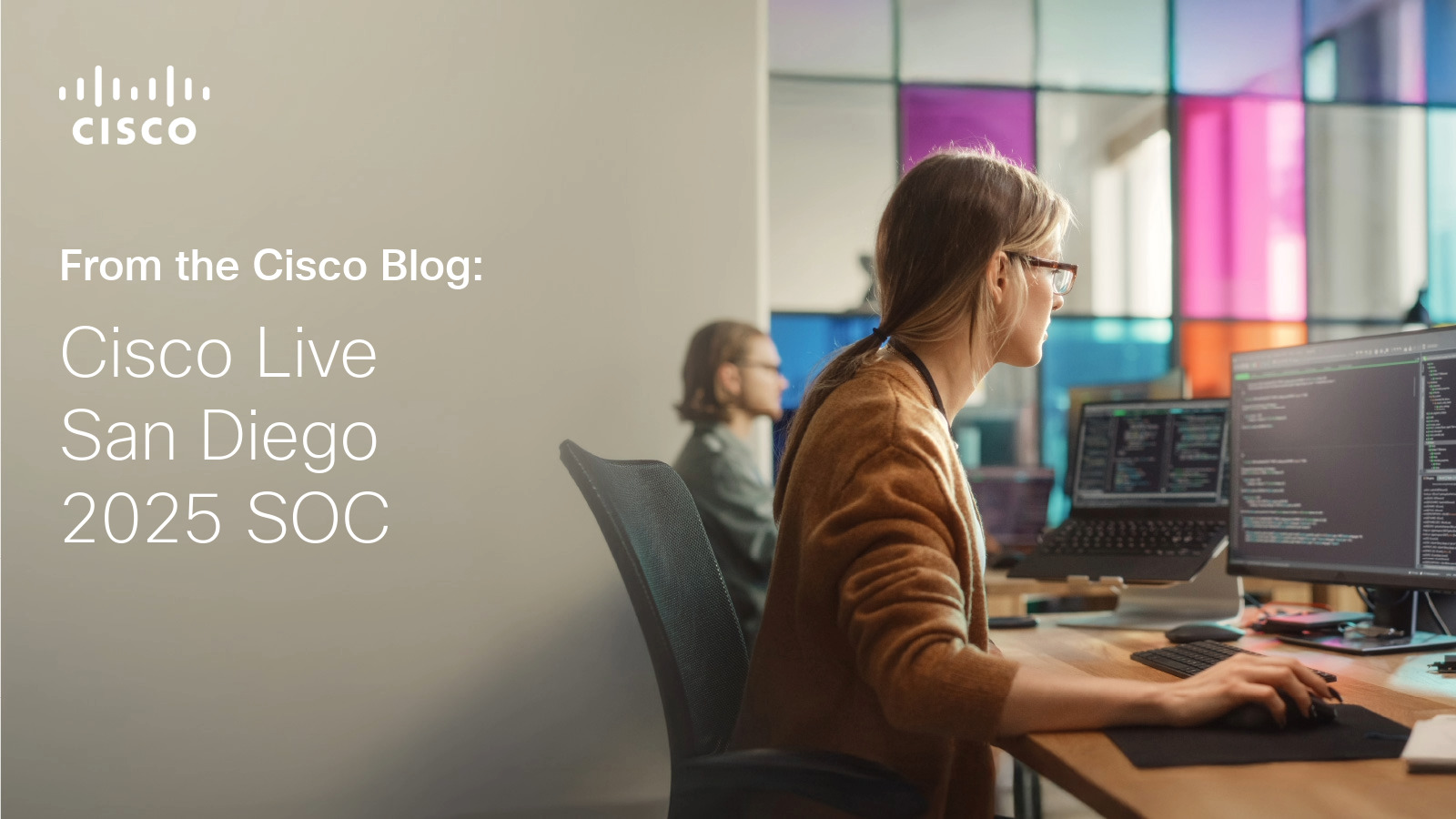 CiscoSecure's tweet card. Cisco Security and Splunk protected Cisco Live San Diego 2025 in the Security Operations Center. Learn about the latest innovations for the SOC of the Future.