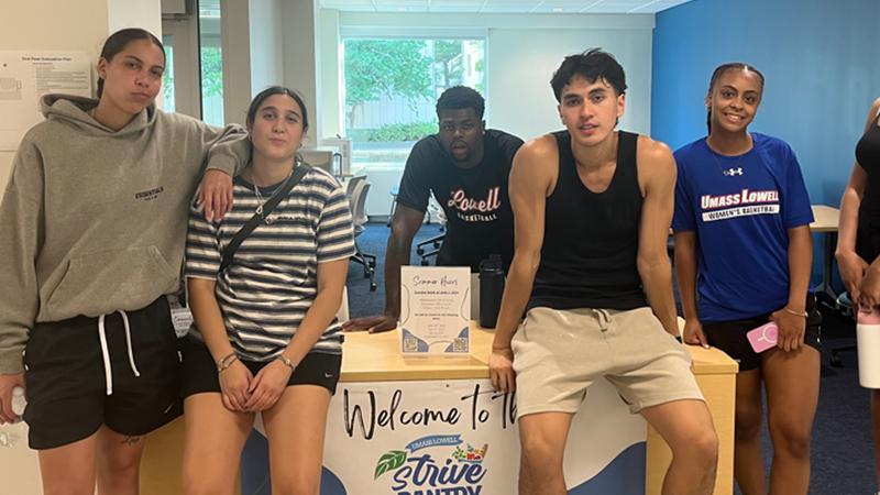 RiverHawkNation's tweet card. LOWELL, Mass. — This summer, UMass Lowell Director of Student-Athlete Academic Enrichment Betsy Noel found a creative way to engage the men's and women's basketball teams: a GooseChase scavenger hunt...