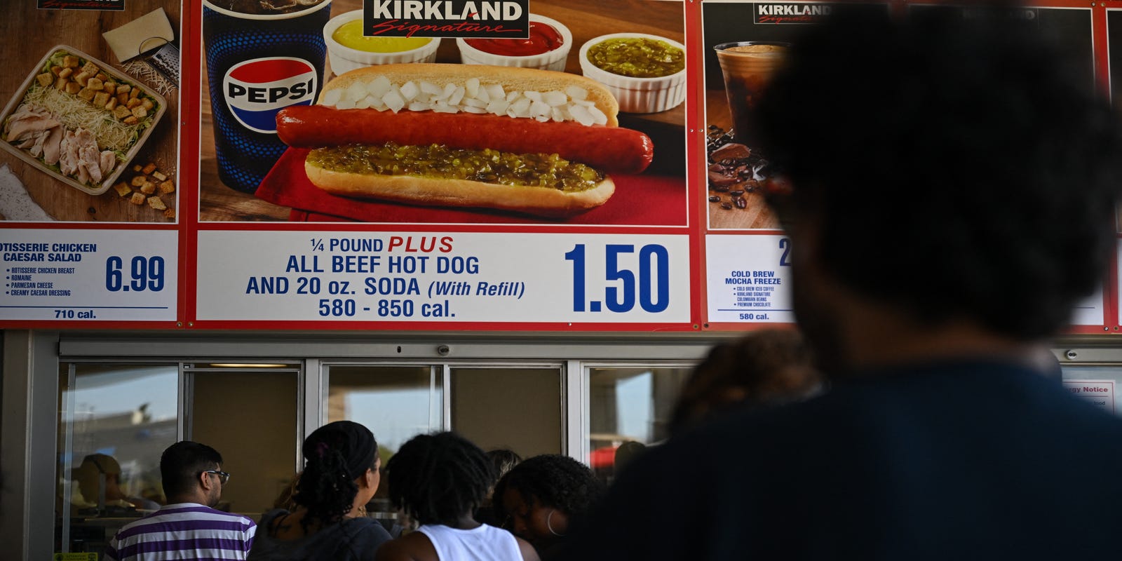 AUG_Chronicle's tweet card. The change at Costco’s food courts "began rolling out" at the beginning of July, according to a statement shared with Fox.