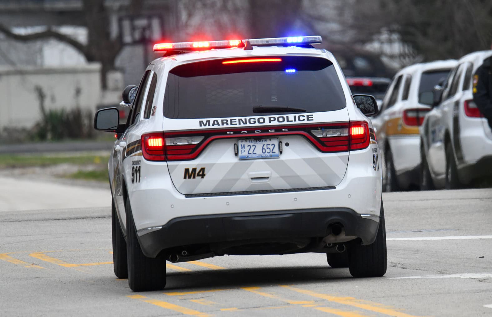LMCScanner's tweet card. A brief police pursuit of a vehicle wanted in a retail theft in Woodstock resulted in the suspects fleeing on foot, prompting a search in Marengo that resulted in arrests Saturday afternoon.
