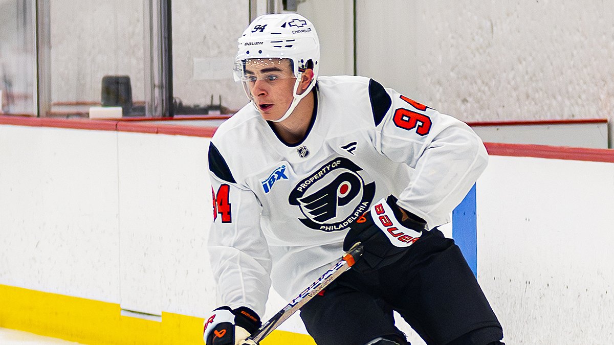 NBCSPhilly's tweet card. Porter Martone, who the Flyers selected at No. 6 overall in the 2025 NHL draft, is headed to Michigan State.