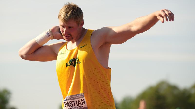 NDSUTrackField's tweet card. Adam Dugger, Trey Heinrich, Brock Johnsen, Zach McGlynn, Paul Olson, Kaden Pastian, Sam Roller, Brooks Turner and Jarod White were recognized as All-Academic individuals.