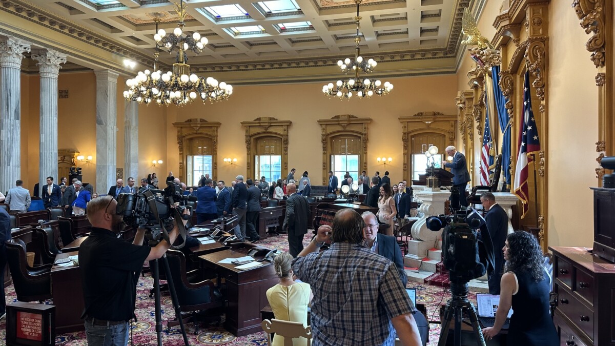 Ideastream's tweet card. The Ohio House was set to try to override three of Gov. Mike DeWine’s vetoes in the new two-year, $60 billion budget, but only took up one of them.