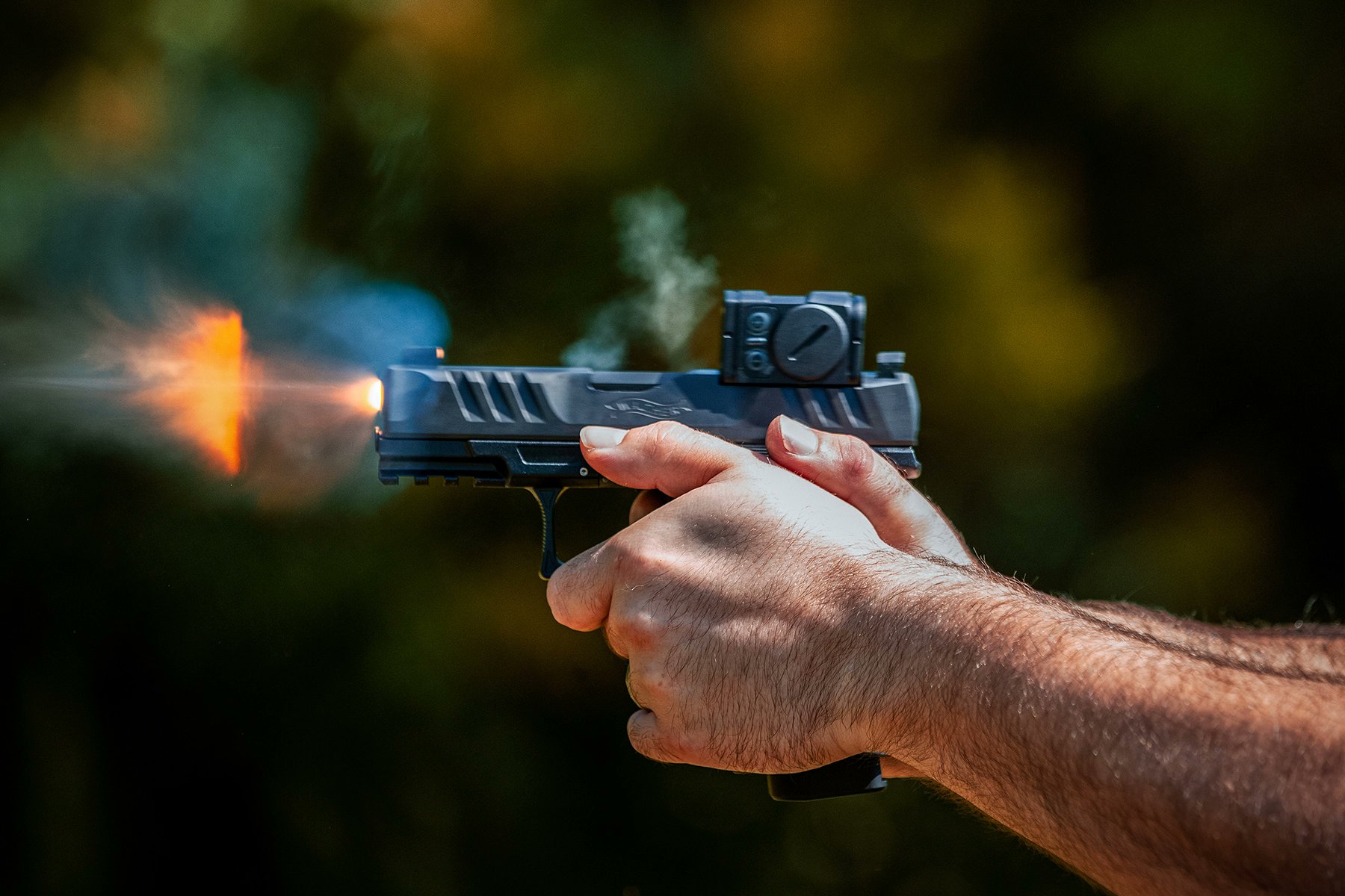 HookBarrelMag's tweet card. Walther recently upgraded the PDP F-Series Pro pistol with a direct-mounted Aimpoint Acro from the factory.