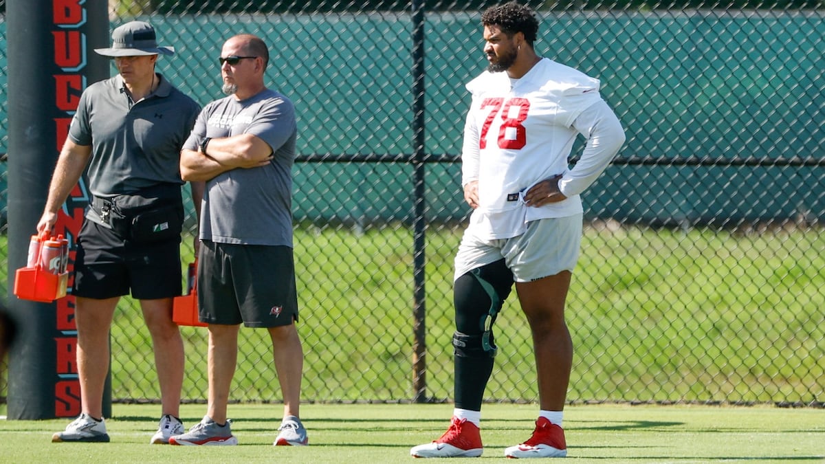 NFLSTROUD's tweet card. The timing of the Bucs tackle’s offseason surgery raised eyebrows so close to the start of the season.