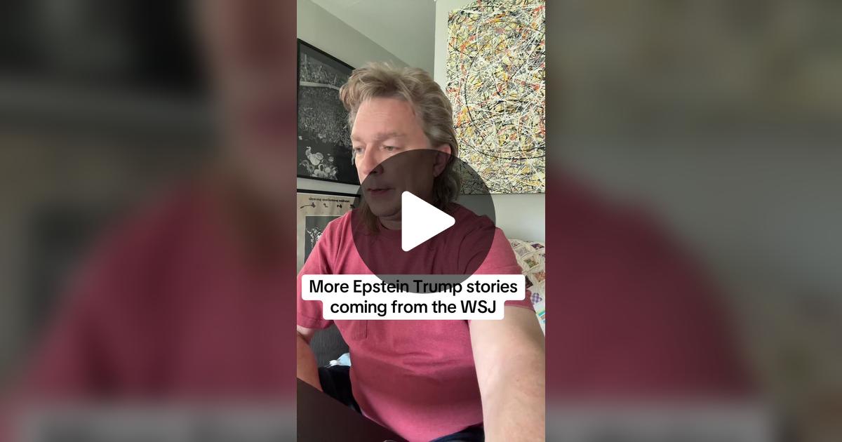 dacullington's tweet card. 47.6K likes, 2715 comments. “More Epstein Trump stories coming from the WSJ”