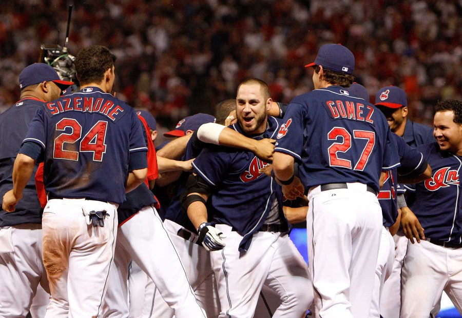 CLEsportsTalk's tweet card. The Indians beat the Yankees in Game 2 of their playoff series in a classic...