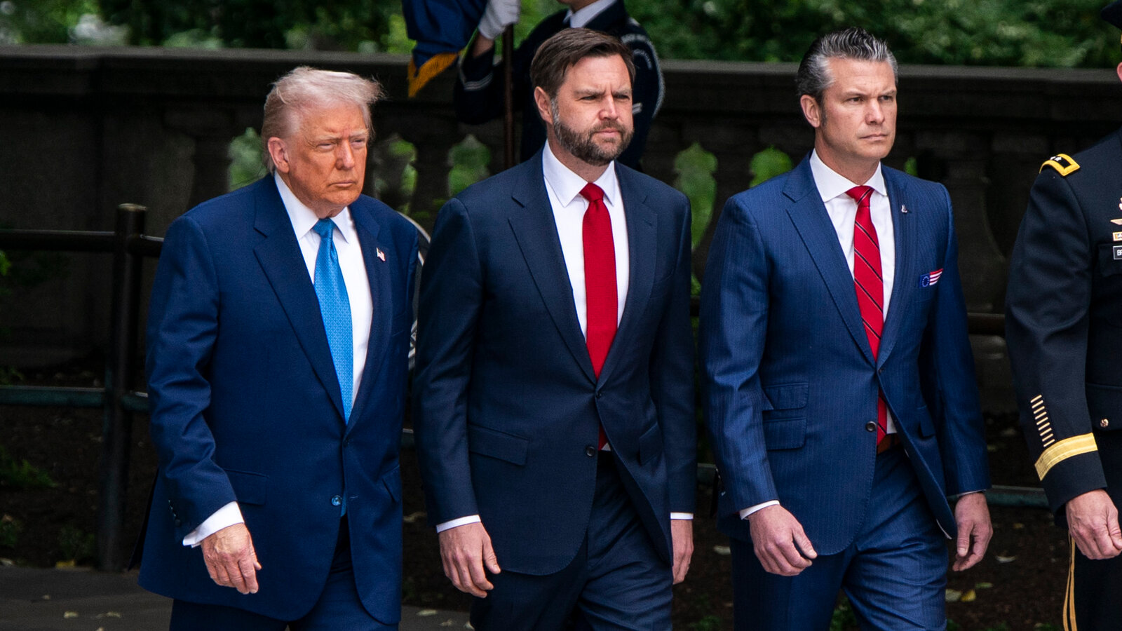 PaulDEaton52's tweet card. President Trump and others in his White House seem to favor suits in shades besides traditional navy. Our critic offers thoughts on why, and whether it will catch on more broadly.
