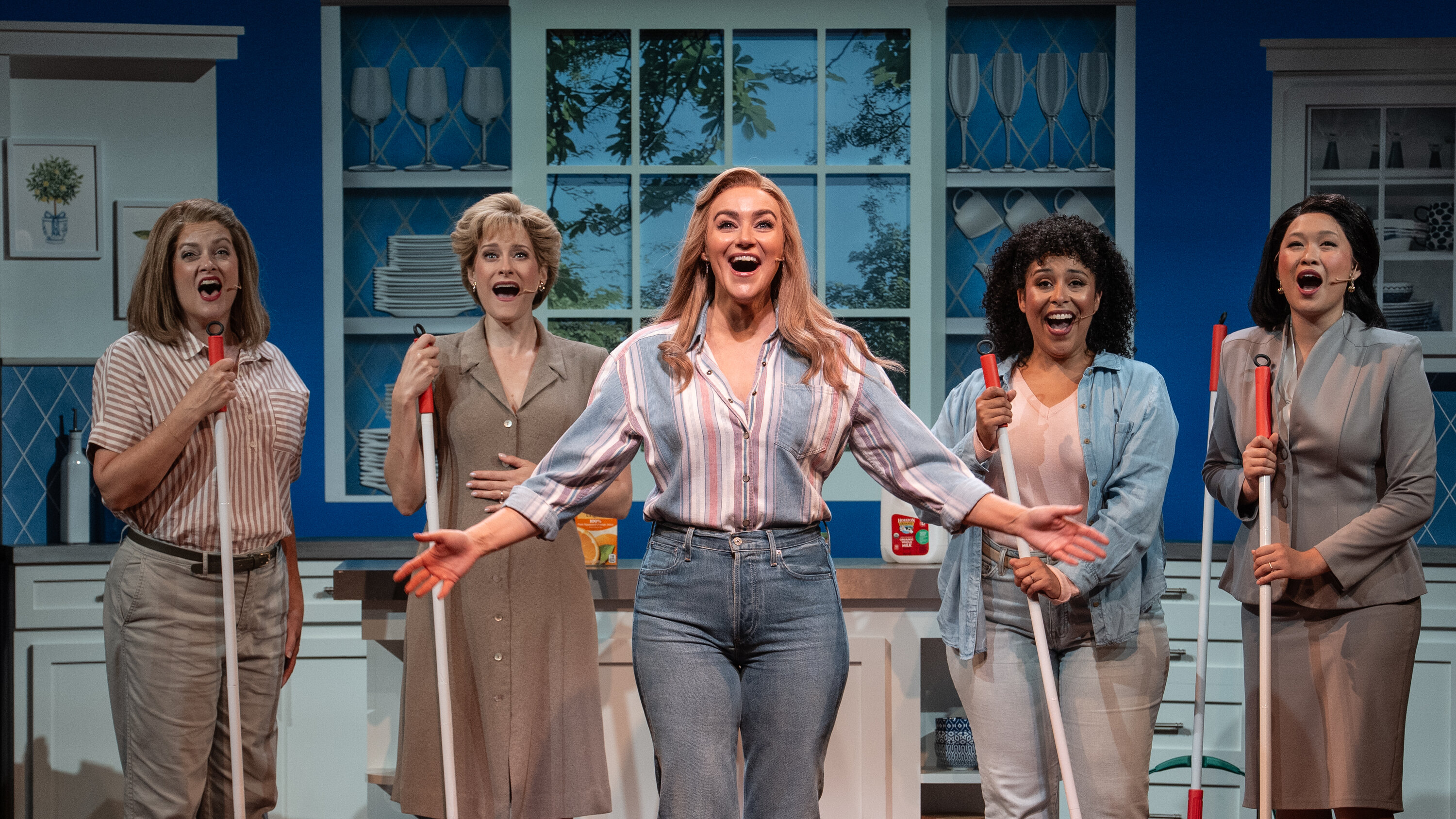 nytimesarts's tweet card. Betsy Wolfe shines as the inventor of the Miracle Mop in a largely dull Off Broadway show.