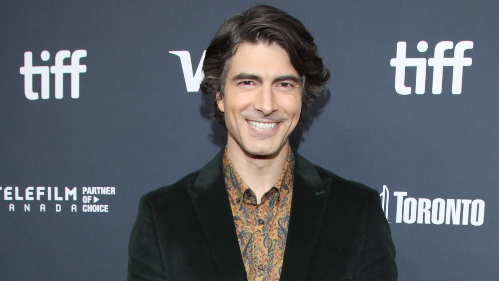 ZSharf's tweet card. Brandon Routh says David Corenswet is a 'fantastic' superman.