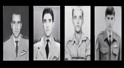 HAFspokesperson's tweet card.       Στις 22 Ιουλίου 1974, ο Αντισμήναρχος Βασίλειος Παναγόπουλος, ο Αντισμήναρχος Στέργιος Συμεωνίδης, ο Ανθυποσμηναγός Γεώργιος Δάβαρης και ο Αρχισμηνίας Ηλίας Άνθιμος έχασαν τη ζωή τους όταν το...