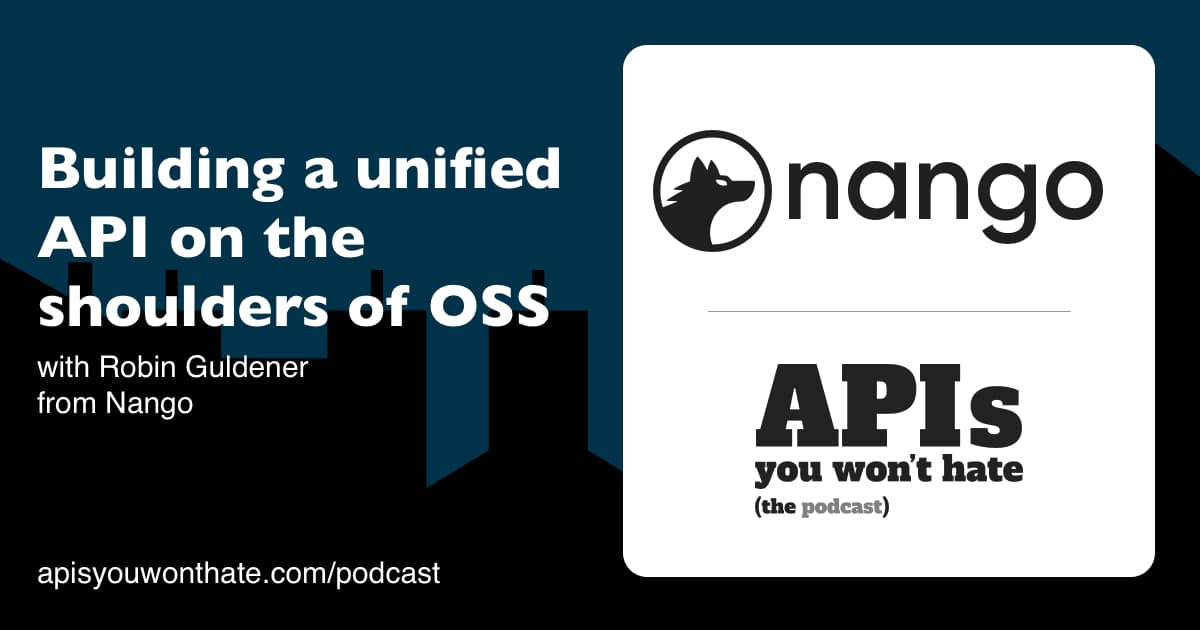 bastienbeurier's tweet card. Robin Guldener from Nango talks to Mike about building an open, unified API, the value of building on top of Open Source products, and building a growing product team on this episode of the podcast.
