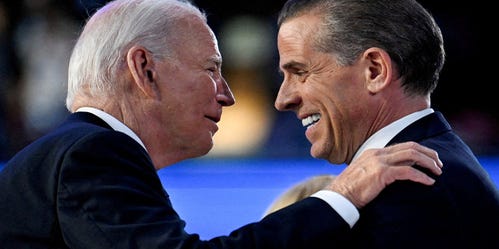 joeygarrison's tweet card. Hunter Biden said his dad's use of Ambien contributed to Joe Biden's poor debate performance against Donald Trump in the 2024 presidential campaign.