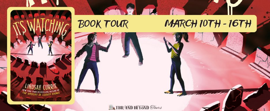 trace16's tweet card. Book Info:It’s Watching by Lindsay CurrieGenre: Middle Grade HorrorPublishing Date: February 4, 2025 Synopsis:A chilling middle school novel from the New York Times bestselling author of Scritch...