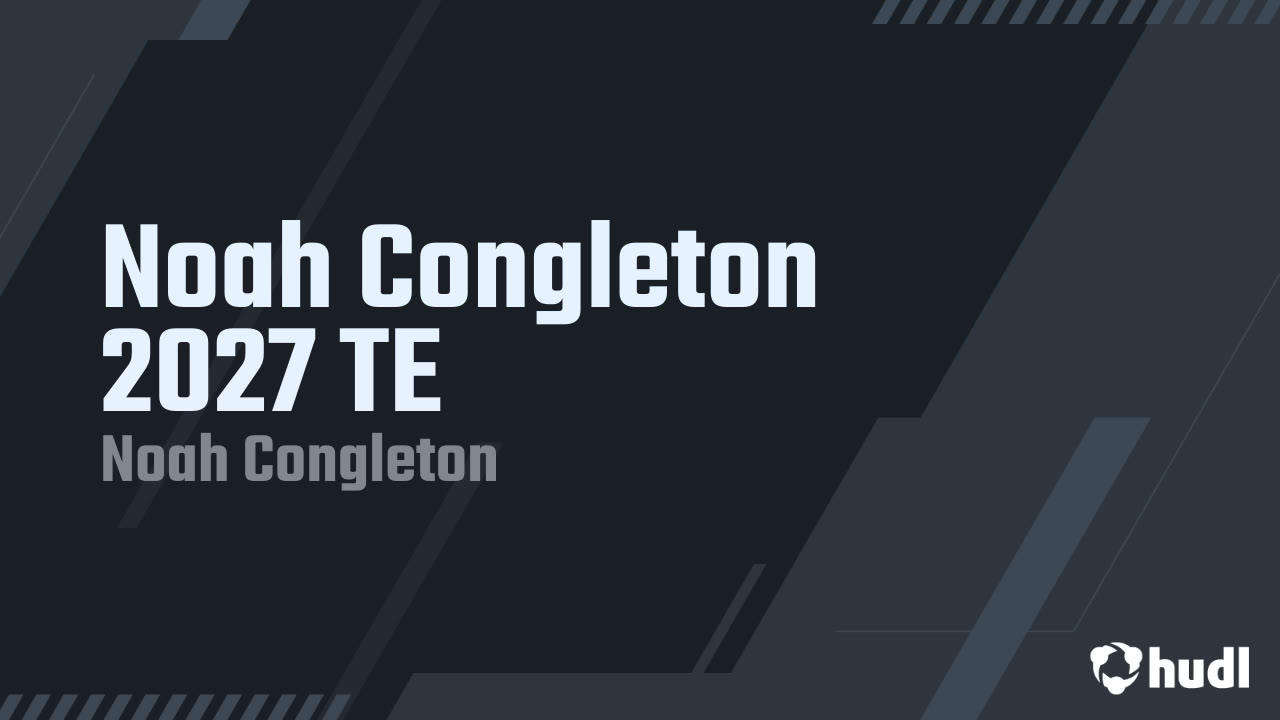 noahcongleton7's tweet card. Noah Congleton 2027 TE