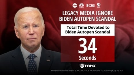 seanhannity's tweet card. According to a Media Research Center report, the state-run legacy media mob has almost entirely refused to cover former President Biden's autopen scandal.