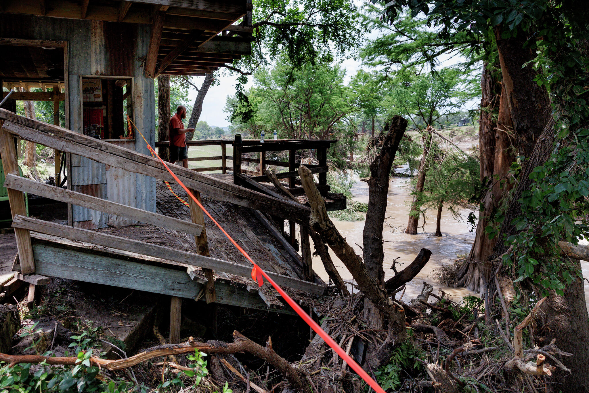 alanfossler's tweet card. Heavy, sacred work is how Meagan Ruth described the search for bodies on the Guadalupe. She and fellow disaster relief volunteer, Paul Middendorf, discuss the essential role of volunteers in Texas.