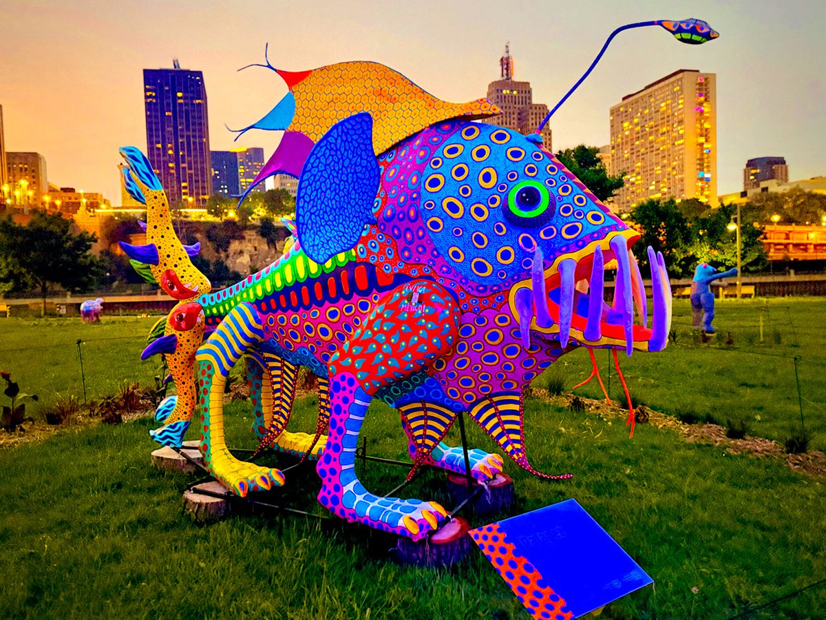 mspmag's tweet card. The Minnesota Latino Museum brings colorful creations to the St. Paul riverfront.