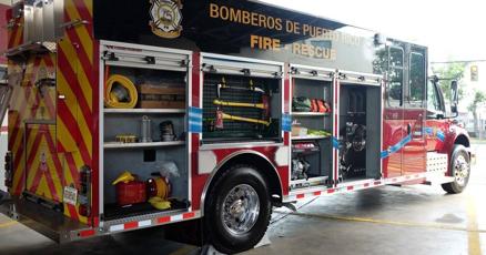 NotiUno's tweet card. Las autoridades investigaron el hurto de varios equipos electrónicos instalados en camiones del Cuerpo de Bomberos en Barceloneta, en un incidente ocurrido en la estación ubicada en la carretera PR-2.
