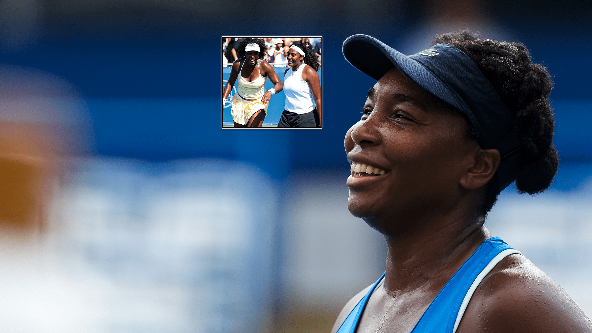 Tennis's tweet card. The 45-year-old former world No. 1 won her first match in almost two years on Monday.