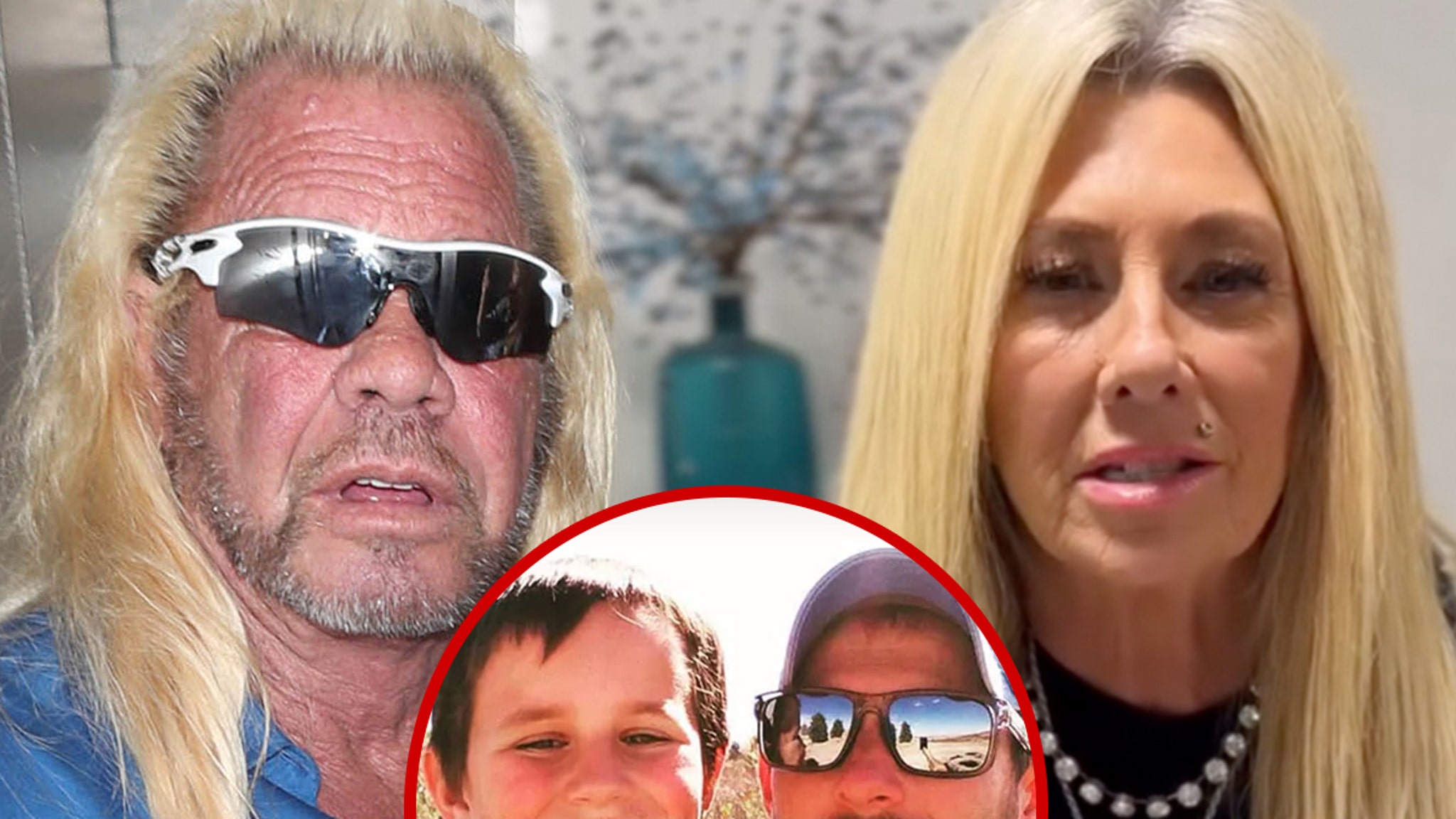 TMZ's tweet card. Dog the Bounty Hunter's stepson Gregory Zecca has been placed on a psychiatric hold as he grieves the death of his son, who was killed in an accidental shooting at the Zecca residence.