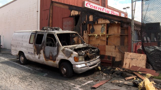 mcfrsPIO's tweet card. Investigators are looking for the person responsible for setting fire to two vehicles in Glenmont Center.