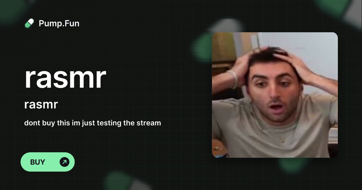 rasmr_eth's tweet card. dont buy this im just testing the stream