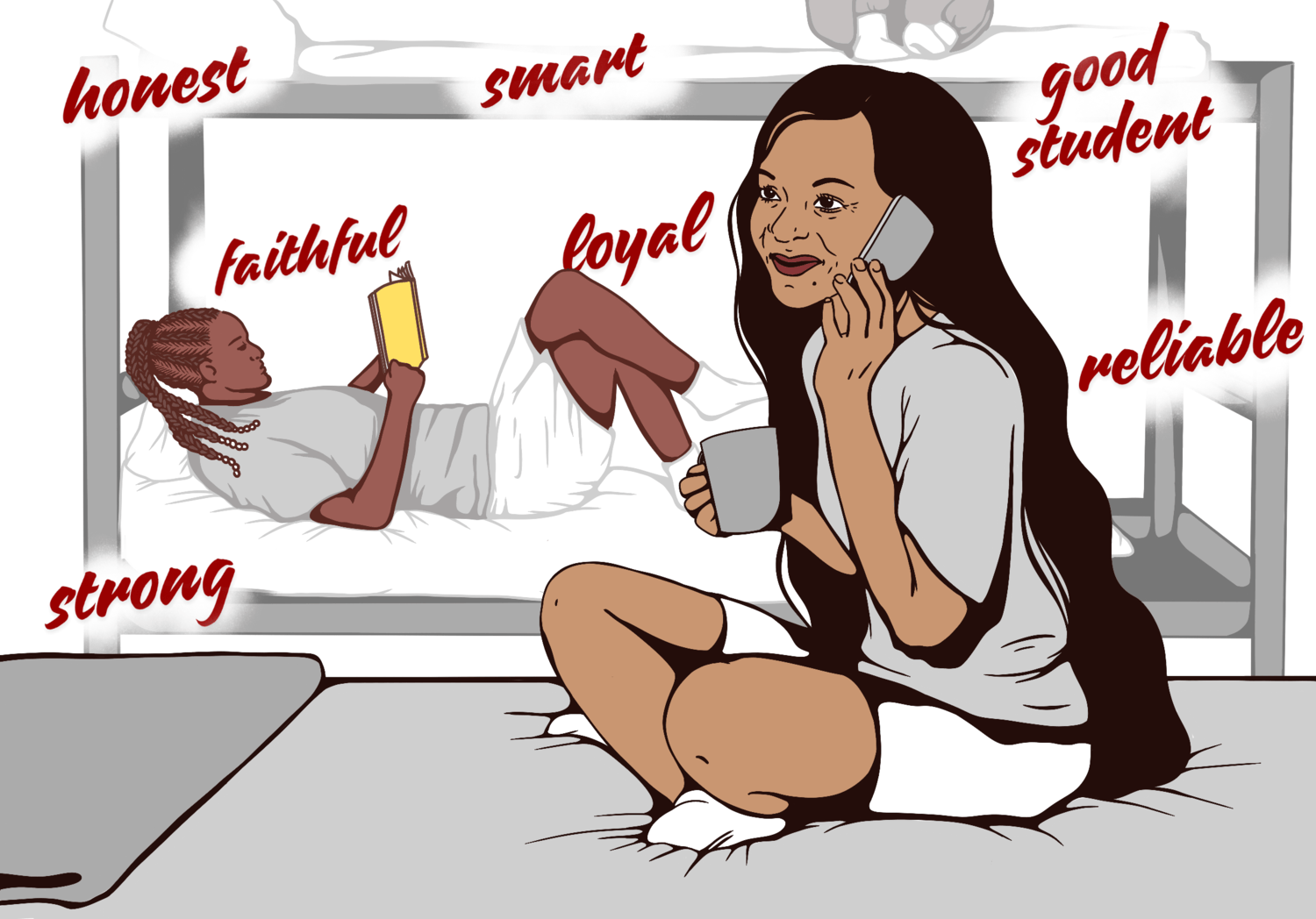 JustinMRandolph's tweet card. Loretta Pierre describes her appearance over the three way phone call: “Long hair, long dark dark ...