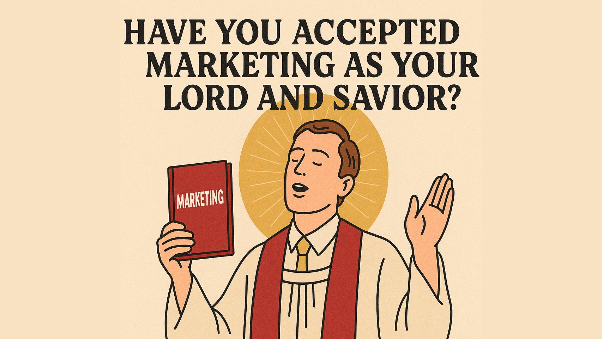 jdeanwallace's tweet card. Have you accepted marketing as your lord and savior?