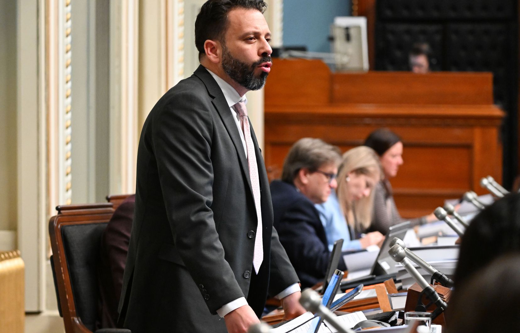 f_carabin's tweet card. Le député solidaire a affirmé que le Parlement favorise «à tous les jours» l’émergence de discours discriminatoires.