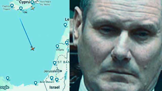 DerbyChrisW's tweet card. Less than an hour later… On Monday, the Starmer regime joined twenty-eight other nations in calling for an end to the ‘war’ in Gaza – still refusing to call Israel’s g…