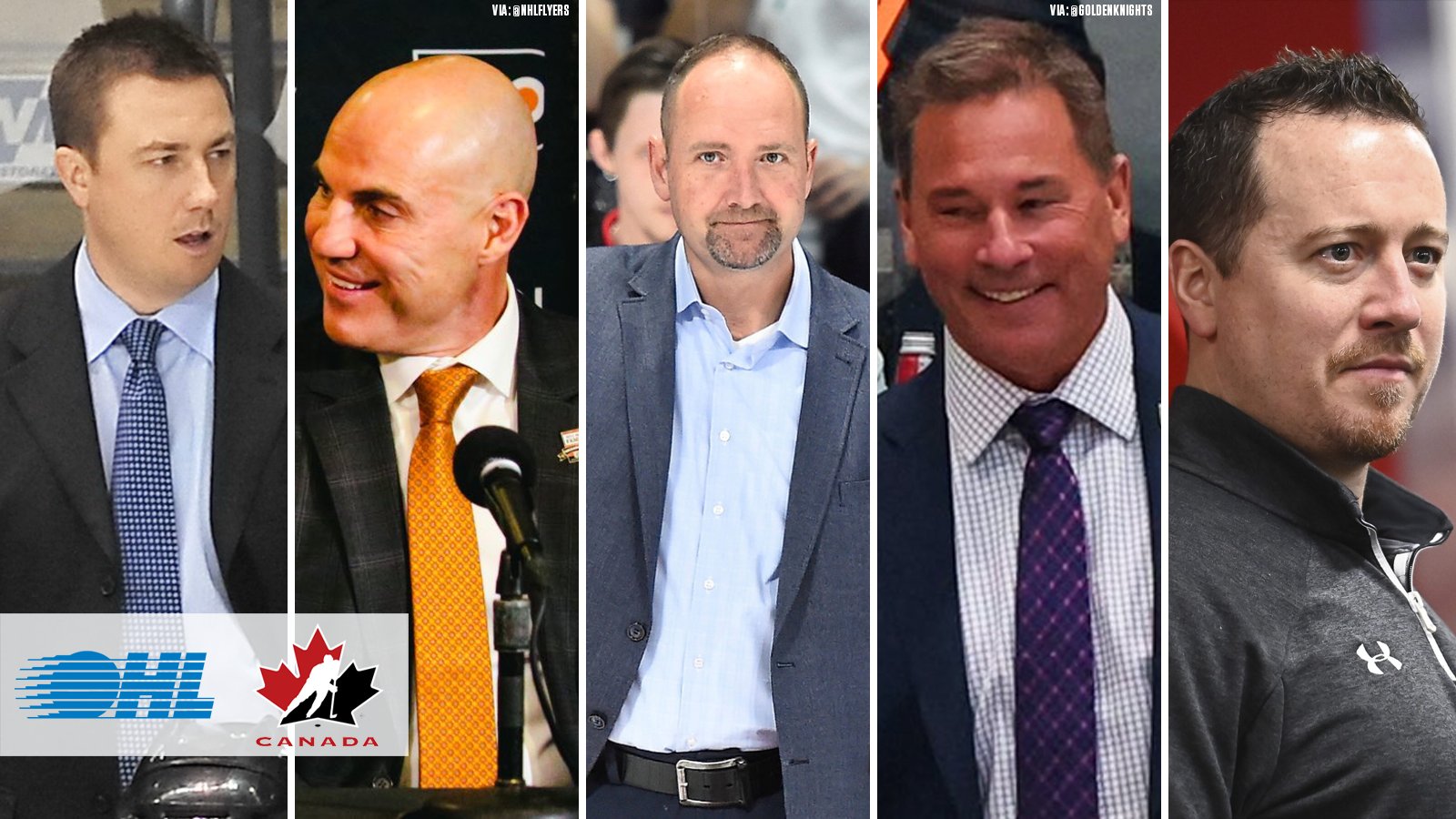OHLHockey's tweet card. Four assistant coaches with OHL roots and one current league staff member will represent the league behind the bench and in the gym when Canada hits the ice at the 2026 Olympic Winter Games