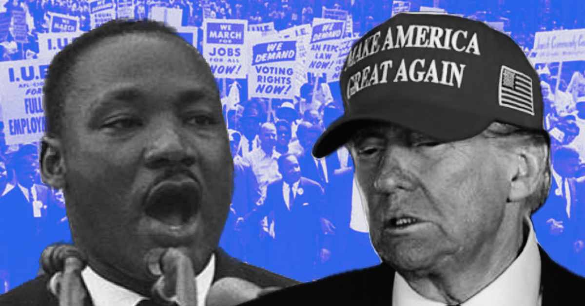 patriottakes's tweet card. Bernice King flips script on White House document release