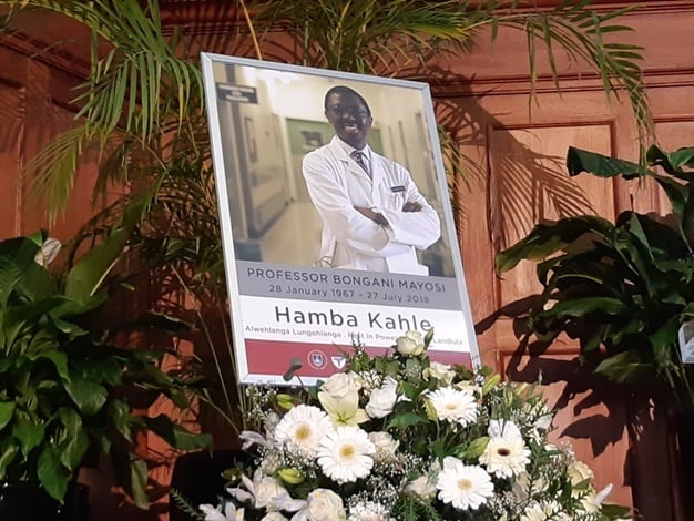 AVReQ_SU's tweet card. Professor Bongani Mayosi's legacy offers us not only a site for remembrance, but also an opportunity for reflection on the difficult turning point we reached a decade ago, writes Pumla Gobodo-Madik...