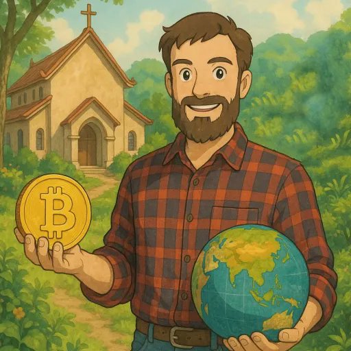 iAhsh's tweet card. A bitcoin-based matching grant that helps Christians orange-pill their favorite church, ministry, or charity.