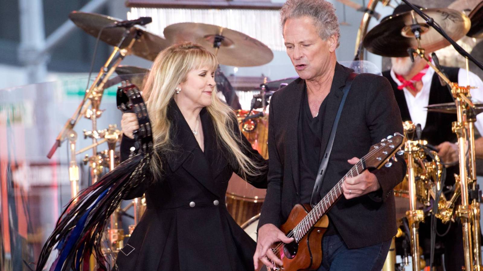 RollingStone's tweet card. A billboard appeared to allude to a reissue of Stevie Nicks and Lindsey Buckingham's 1973 album, 'Buckingham Nicks.'
