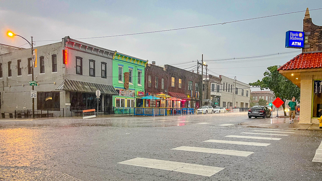 LawrenceKSTimes's tweet card. So far this month, Lawrence has received 3 more inches of rain than on average, according to a meteorologist with the National Weather Service. There may be more rain later this week.