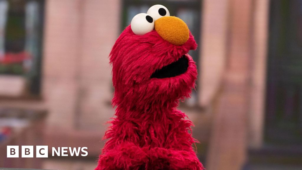 jamesfriery14's tweet card. Sesame Street says Elmo's account was hacked and the posts have been removed.